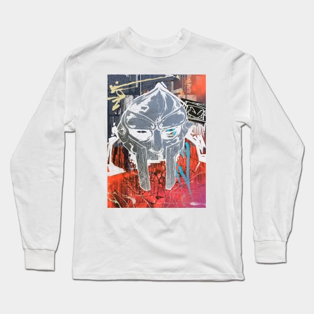 MF DOOM INVERSE Long Sleeve T-Shirt by Basic Lee